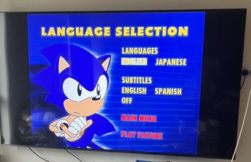 Sonic The Hedgehog The Movie DVD + Insert. Cartoon Sega, ADV Tested - See Desc - Foto 20 di 24