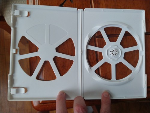 OEM Original Nintendo Wii White Red Logo Empty Replacement Game Cases Shells Pic - Foto 12 di 17