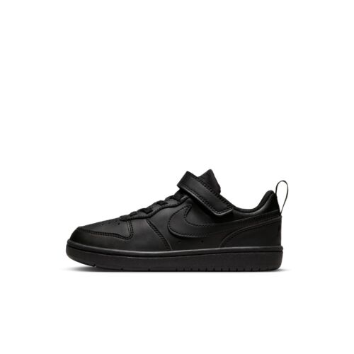 Nike Kid's COURT BOROUGH LOW RECRAFT Black DV5457-002 Sneakers (PRS) - Picture 2 of 7