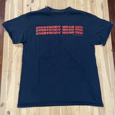 YG Stay Dangerous Tour Shirt Size M Rap Tee Everybody Wear Red Band Hip Hop