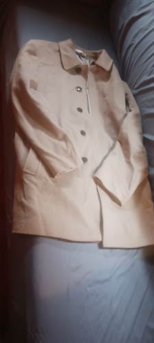 Lauren Ralph Lauren Wool Coat (Tan) Beige 46R - Picture 5 of 8