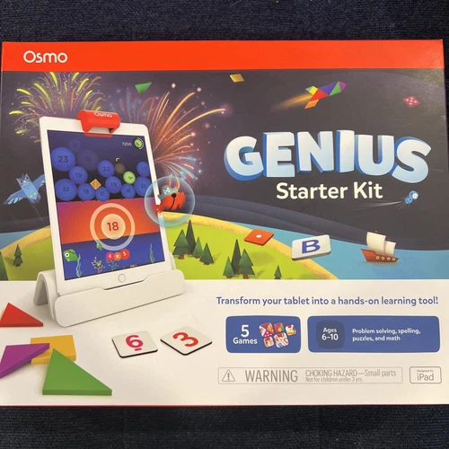 OSMO Genius Starter Kit for iPad & iPhone 5 Educational Learning Games-STEM TOY