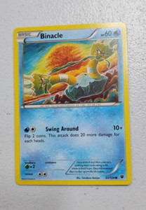 Pokémon Common Binacle 22/124 - XY Fates Collide - Common Card P7