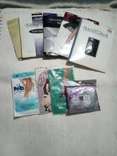 VINTAGE Pantyhose Lot Of 9- Various Colors, Sizes And Brands 1 Full Figured