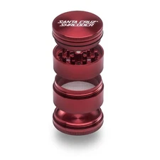 Santa Cruz Shredder MEDIUM 4 Piece Grinder 2-1/8" w/ Textured Grip - RED
