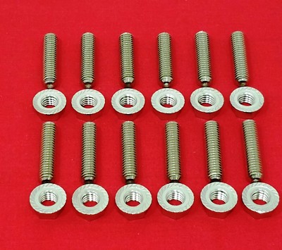 AMC JEEP V8 HEADER STAINLESS STEEL STUD KIT SET 290 304 343 360 390 401 BOLTS