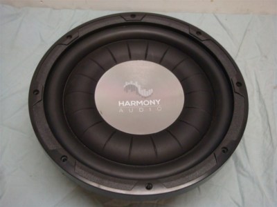 HARMONY AUDIO HA-F124 CAR STEREO FLATLINE 12'' SUB 800W SINGLE 4Ohm SUBWOOFER 
