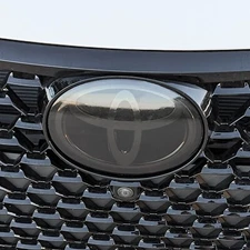 For 2021-2023 Toyota Corolla Cross Front Overlay Decal Emblem Dark Smoke