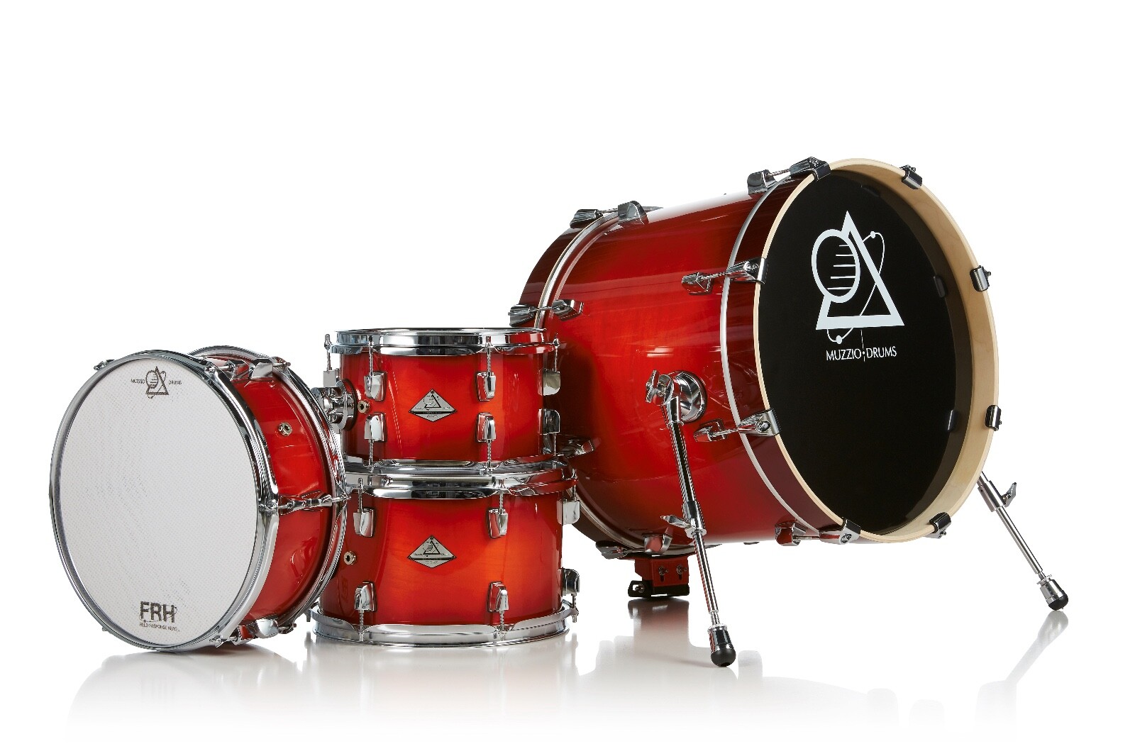 Muzzio Drums Element 2 Electronic Drums Shell Pack Phosphorus Burst Finish New