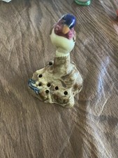 Larger Vintage Bird Flower Frog