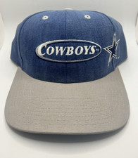 Vintage 90s Dallas Cowboys Team NFL Snapback Hat Embroidered Spell Out Star