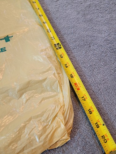 Vintage K Mart Brown Plastic Shopping Bag 15" x 19" The Saving Place Movie Prop - Picture 6 of 6