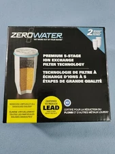 NEW 2 PACK ZERO WATER REPLACEMENT FILTERS PREMIUM 5-STAGE ADVANCED FILTRATION