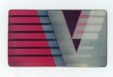 Vari-Vue Logo Business Card 1970's VARI-VUE Lenticular Flicker