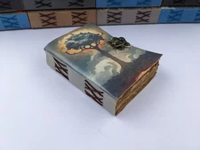 Vintage Leather bound Journal Antique Handmade Paper Notebook Diary Sketchbook