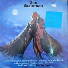 Jim Steinman Bad For Good Vinyl Record LP VG+/VG EPC84361 1981