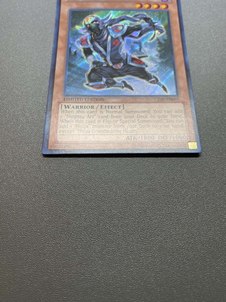 Yu-Gi-Oh! Ninja Grandmaster Hanzo Secret Rare Limited Edition CT09
