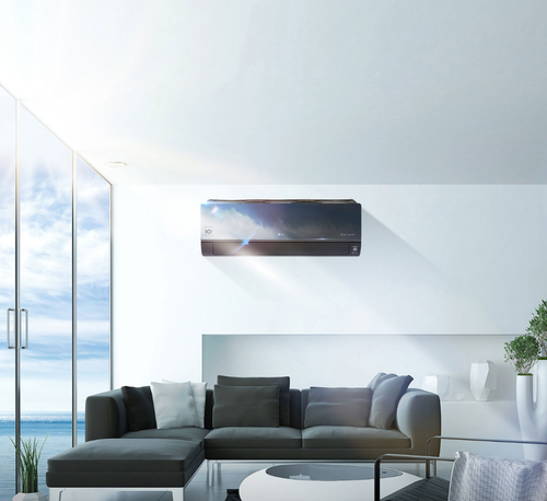 LG Artcool Mirror Split Klimaanlage 5,0 kW AC18BK Klimagerät R32 Montageset - Bild 14 von 14