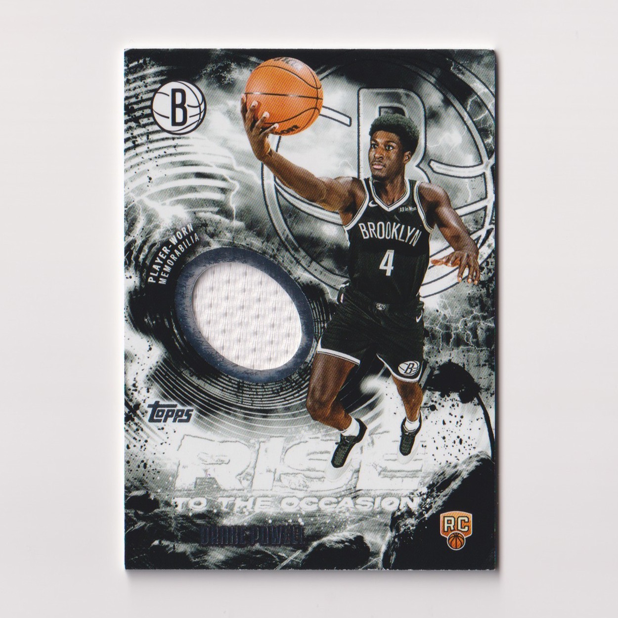 2025-26 Topps Rise to the Occasion Relic #RTO-DP Drake Powell RC Rookie