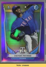 2014 Bowman Prospects Chrome Retail Purple Refractor /199 Victor Payano READ 9bg