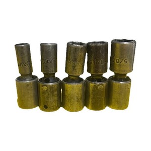 MAC TOOLS 5 PIECE 3/8 DRIVE SAE. DEEP IMPACT wobbly universal SOCKETS 3/8 to 5/8