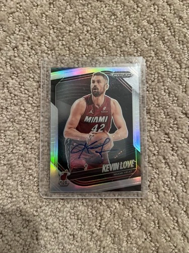 2024-25 Panini Prizm Black -Kevin Love #183 Silver Prizm Autographs (AU)