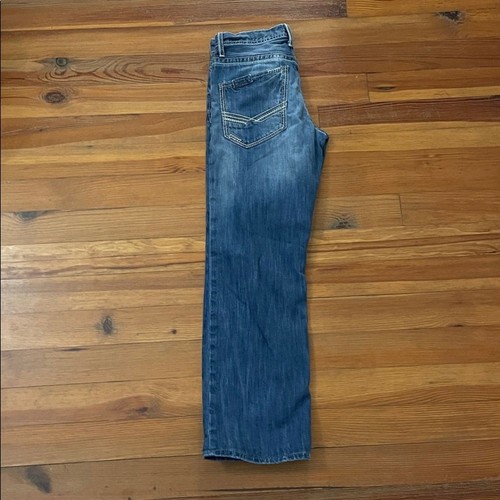 Jeans uomo BKE Jake gamba dritta denim blu taglia 31R x 30 PLM15003 - Foto 4 di 13