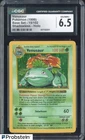 1999 Pokemon Shadowless Base Set #15/102 Venusaur Holo CGC 6.5 EX-NM+