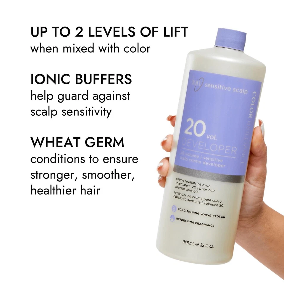 Crema desarrolladora Sensitive Scalp 20 volumen 32 OZ Foto 4 de 4