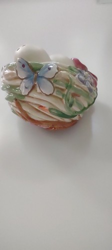 Fitz & Floyd Classics “Garden ” Salt & Pepper Shakers – New in Box 1990s - Picture 11 of 13
