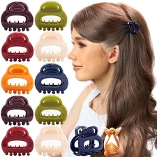 12 Pcs Womens Chic Hollow Hair Sectioning Styling Strong Hold Fashion Premium...