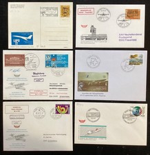 SWITZERLAND 1970s-90s Aviation Covers x 6- Tag de Philatelie ,Expos etc(FLY21)
