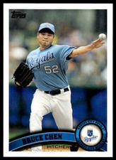 2011 Topps Update US168 Bruce Chen Kansas City Royals Baseball Card