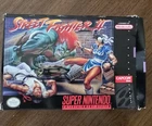 Street Fighter II SNES Super Nintendo Complete bod, Manuel Game