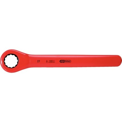 KS-Tools 117.2292 Ratschenringschlüssel mit Schutzisolierung 7/8'' Chrom Vanadium