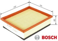 Bosch 1457433324 Luftfilter Luftfiltereinsatz FüR Fiat
