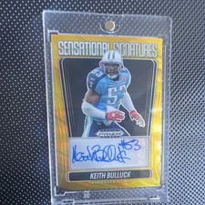 Panini 2025 Prizm Black Keith Bulluck Sensational Signatures SS-KBK Auto 01/10