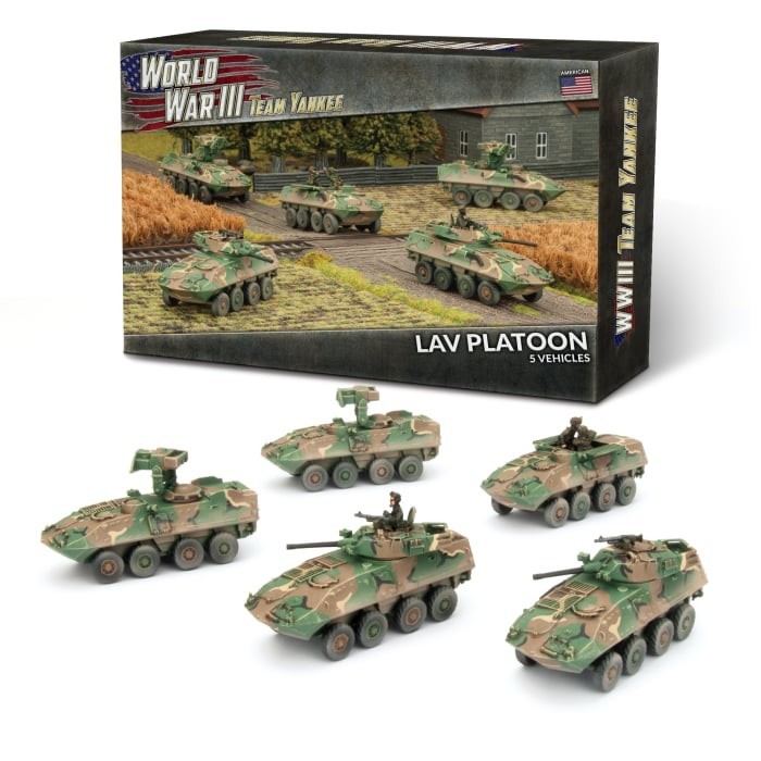 WW3: American LAV Platoon - Team Yankee Brand New Flames of War