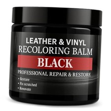 Leather Color Restorer, Leather Recoloring Scratch Remover, Leather Balm BLACK