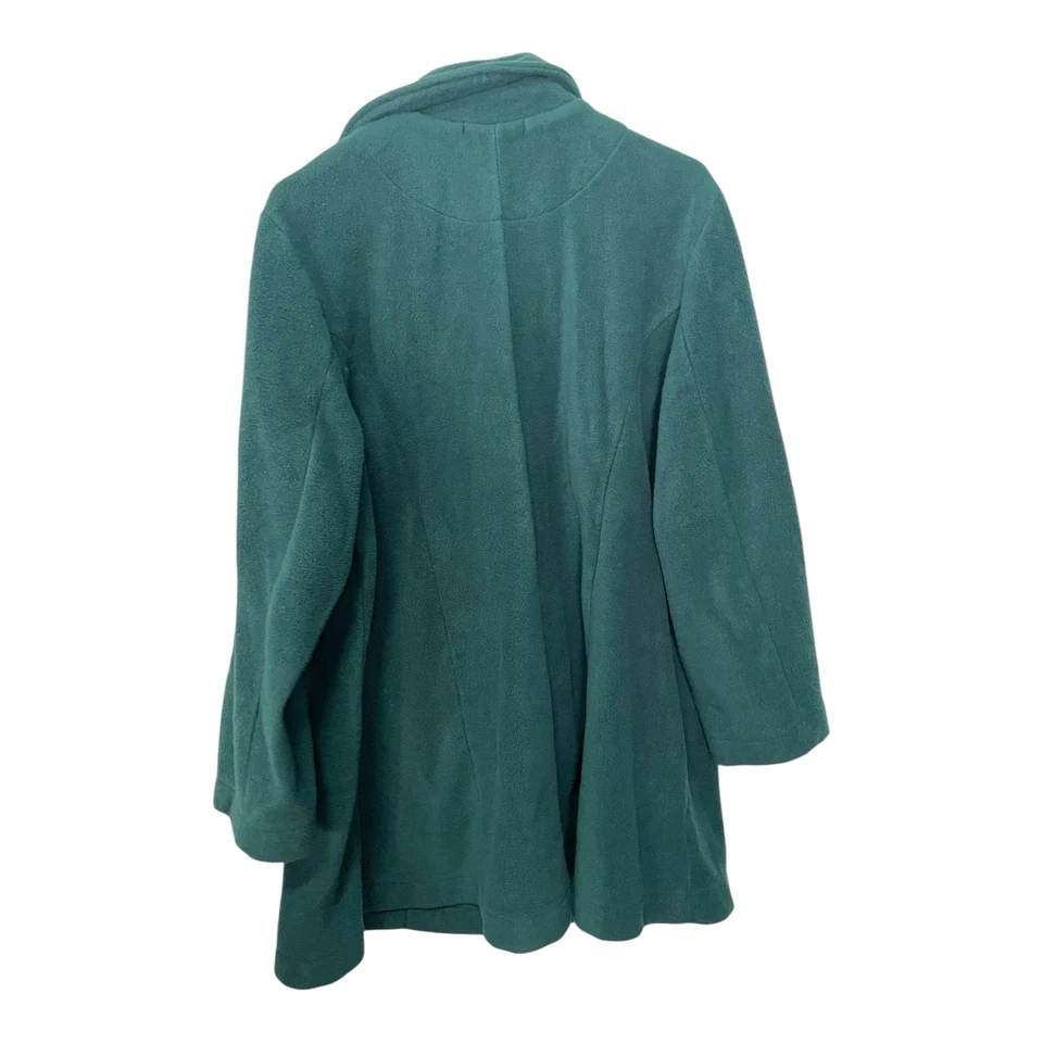 Abrigo polar de mujer Roaman 1X 22/24 verde oscuro manga larga trabajo informal Foto 2 de 4