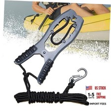 Kayak Brush Gripper - The Anchor Clamp for Easy Anytime Docking - Secure Grey