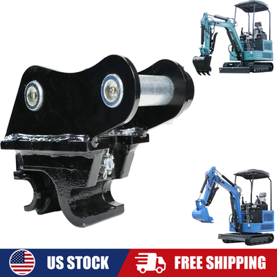 #ad 2026 New Quick Hitch Coupler for 1.8 Ton Mini Excavator 30mm Bolt Attachment $169.02