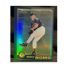 2001 Topps Traded & Rookies Hideo Nomo Boston Red Sox Retrofractor T42