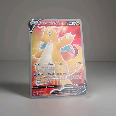 Dragonite v 191/203 - Evolving Skies 2021 - Fullart - Spanish - PSA 10