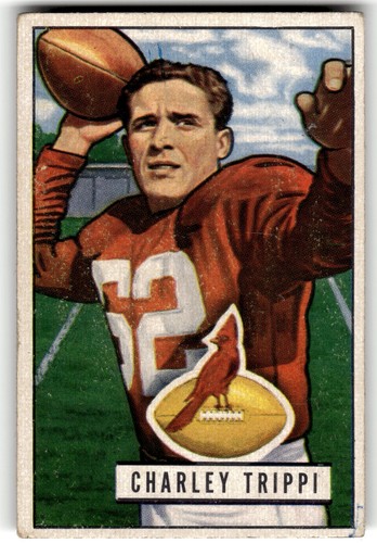 Charley Trippi #137 1951 Bowman card
