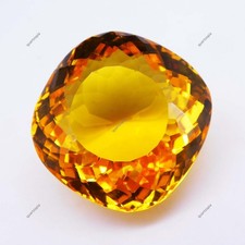 Natürliches 302,45 ct Mogok Orange-Gelb Painit Kissen Zertifiziert Lose...