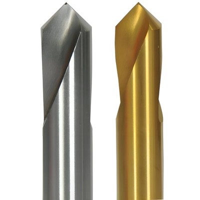 HSSE NC Anbohrer, 90°, Blank / TIN, Ø 3 / 4 / 5 / 6 / 8 / 10 / 12 / 16 / 20 mm