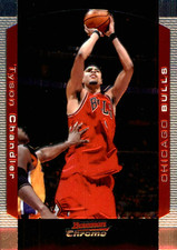 2004-05 Bowman Chrome #71 Tyson Chandler Chicago Bulls