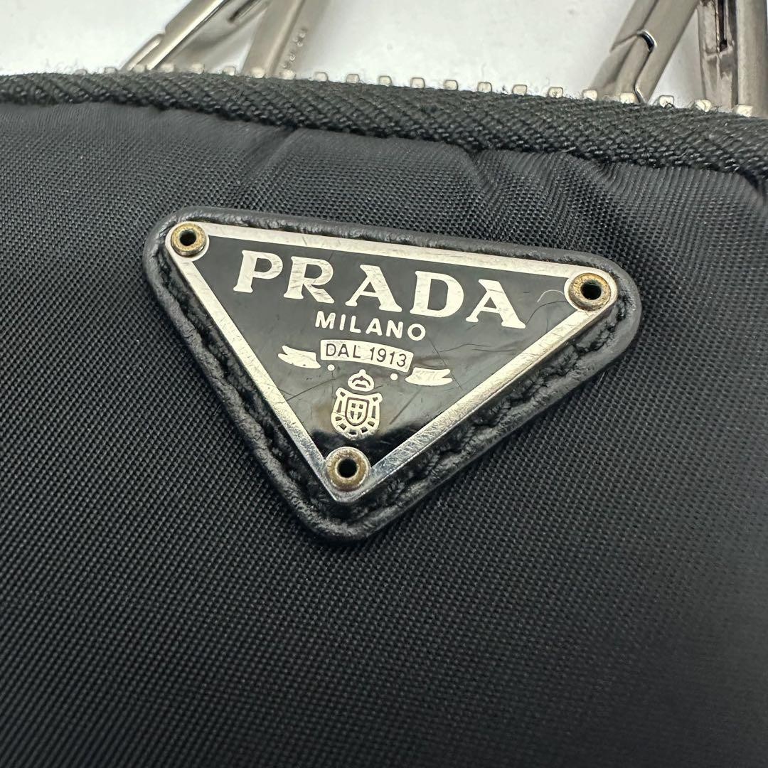 PRADA Cargo Nylon Black Mini Pouch Coin Case thumbnail 3