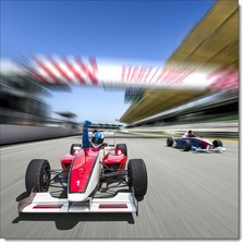 Doodlecards Transport Birthday Card Go Karting